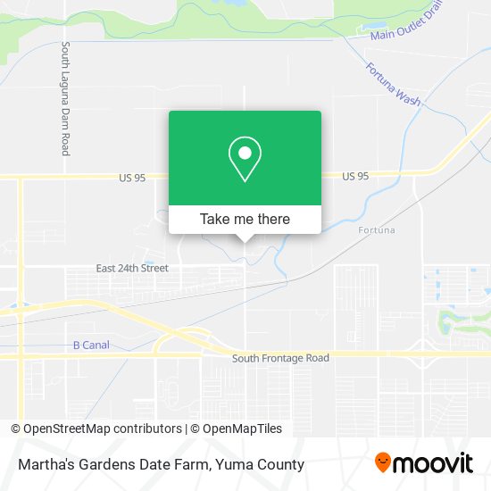 Mapa de Martha's Gardens Date Farm