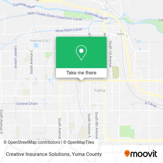 Creative Insurance Solutions map