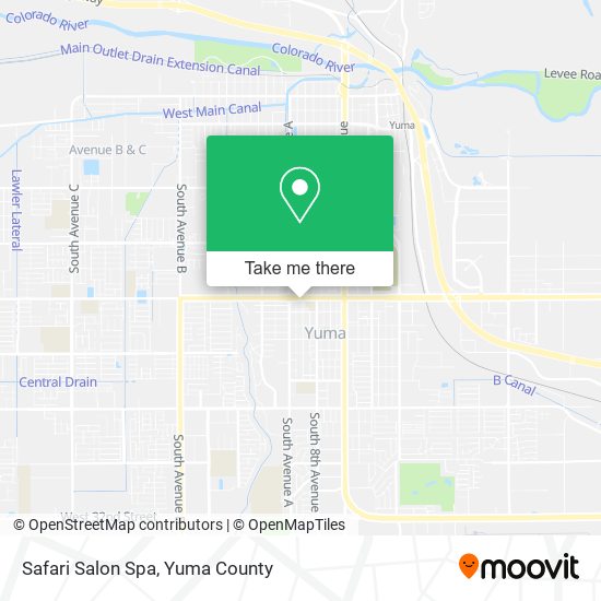 Safari Salon Spa map