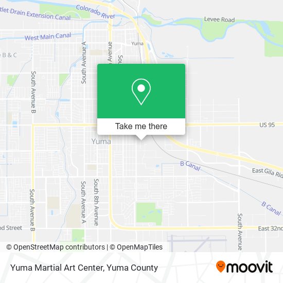 Yuma Martial Art Center map