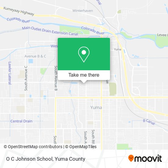 Mapa de O C Johnson School