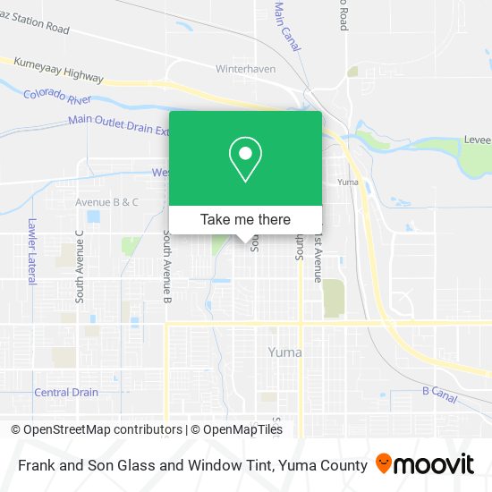 Mapa de Frank and Son Glass and Window Tint