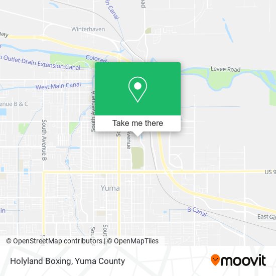 Holyland Boxing map