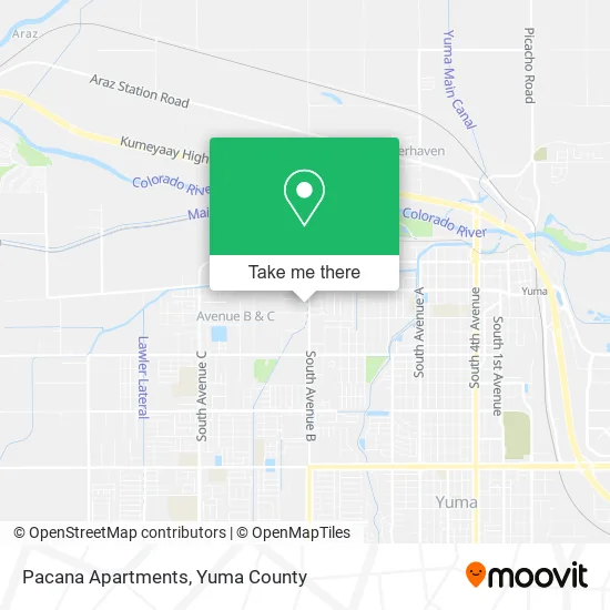 Pacana Apartments map