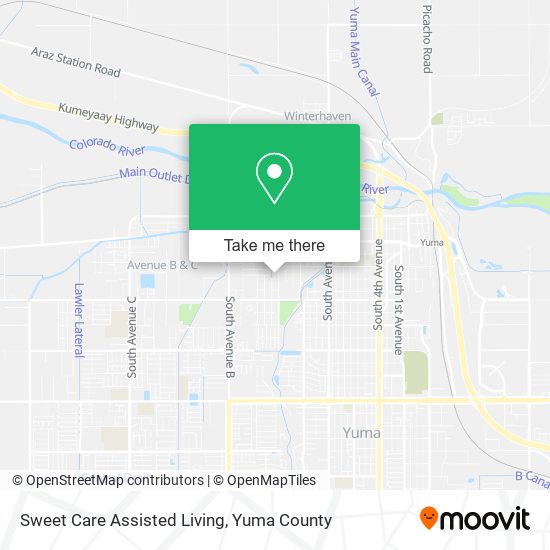 Mapa de Sweet Care Assisted Living