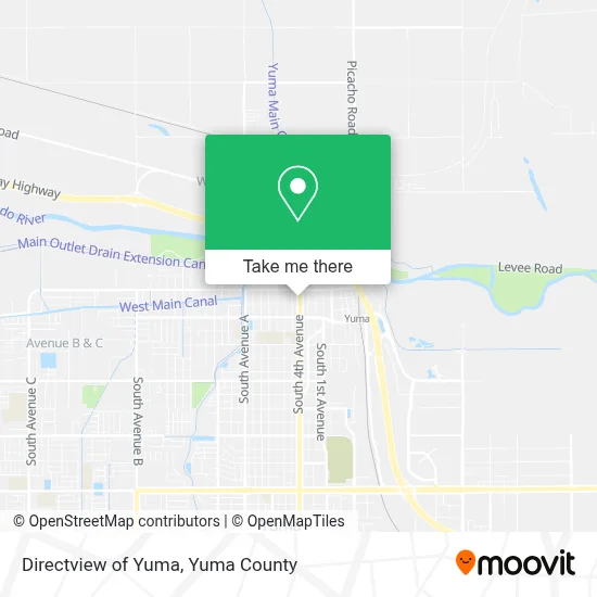 Directview of Yuma map
