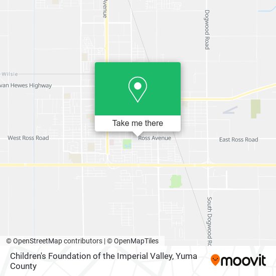 Mapa de Children's Foundation of the Imperial Valley