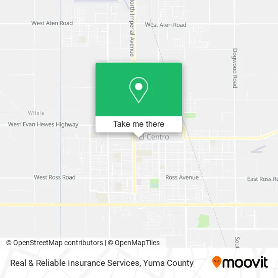 Real & Reliable Insurance Services map