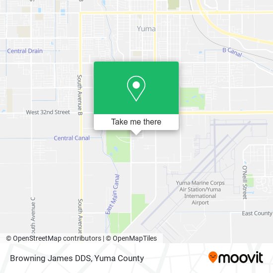 Mapa de Browning James DDS
