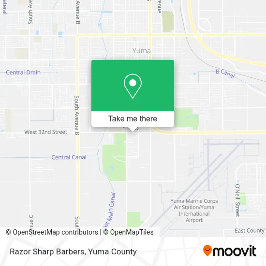 Razor Sharp Barbers map