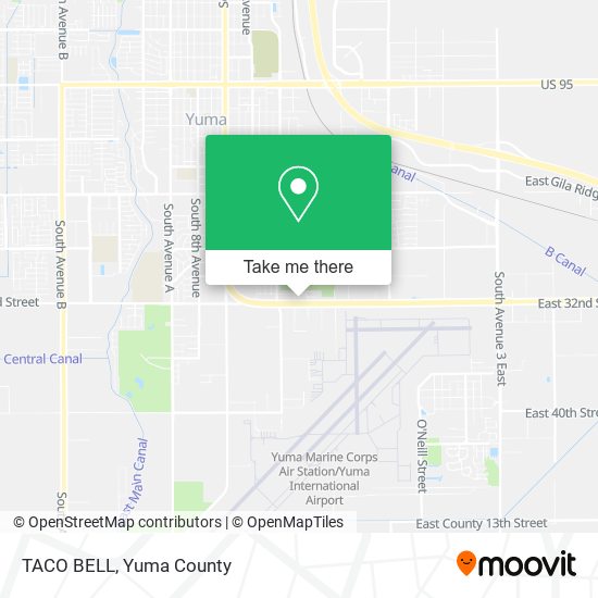 TACO BELL map