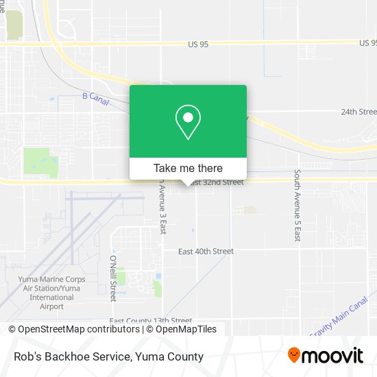 Mapa de Rob's Backhoe Service