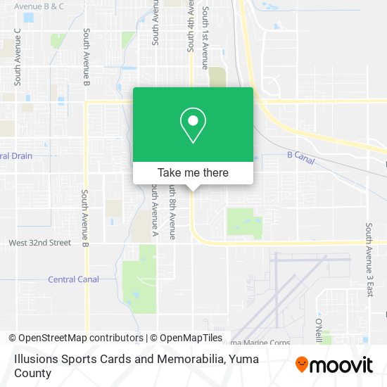 Mapa de Illusions Sports Cards and Memorabilia