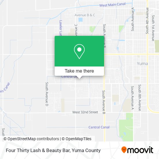 Mapa de Four Thirty Lash & Beauty Bar