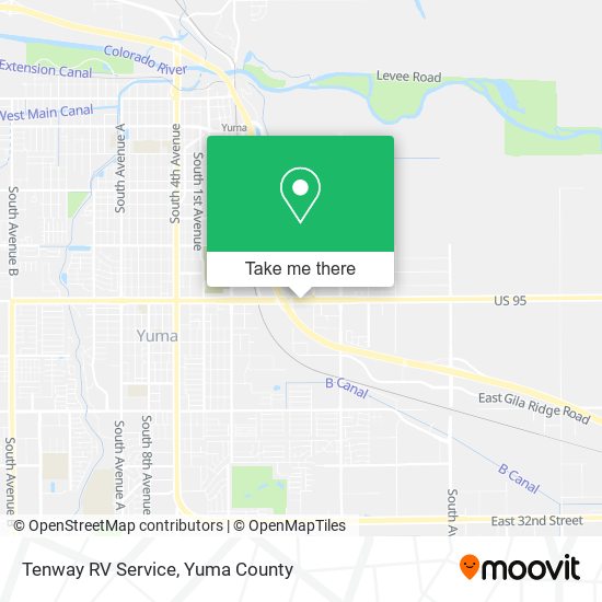 Tenway RV Service map