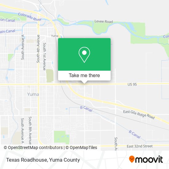 Texas Roadhouse map