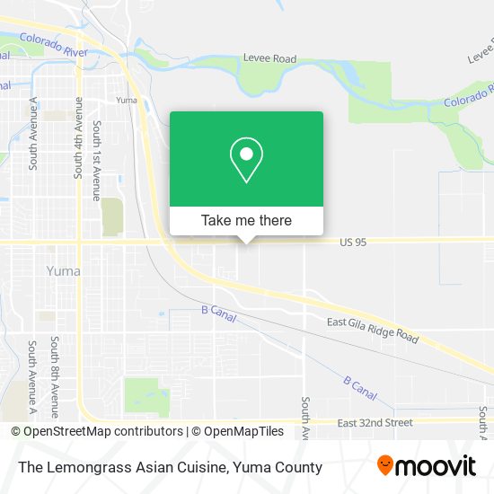 The Lemongrass Asian Cuisine map
