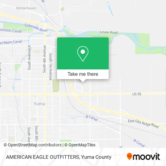 AMERICAN EAGLE OUTFITTERS map