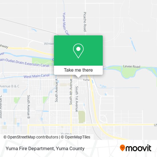 Mapa de Yuma Fire Department