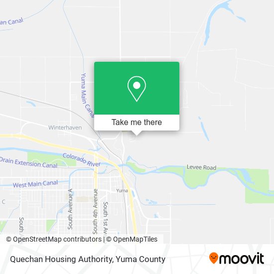 Quechan Housing Authority map