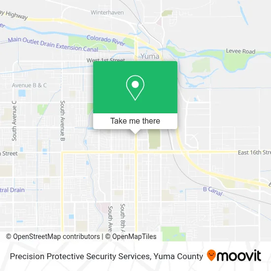 Precision Protective Security Services map
