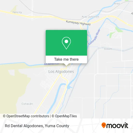 Rd Dental Algodones map