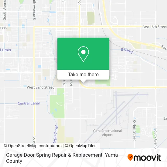 Garage Door Spring Repair & Replacement map