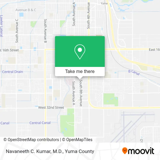 Navaneeth C. Kumar, M.D. map
