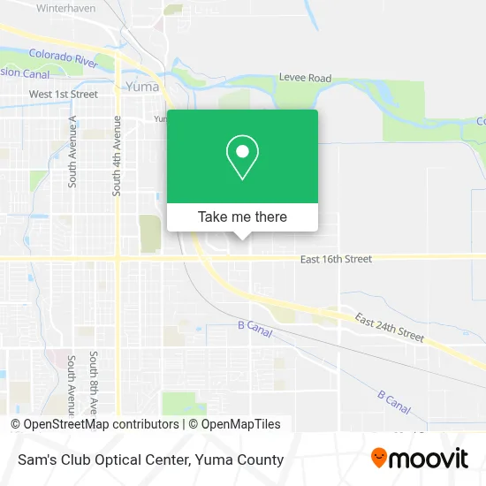 Sam's Club Optical Center map