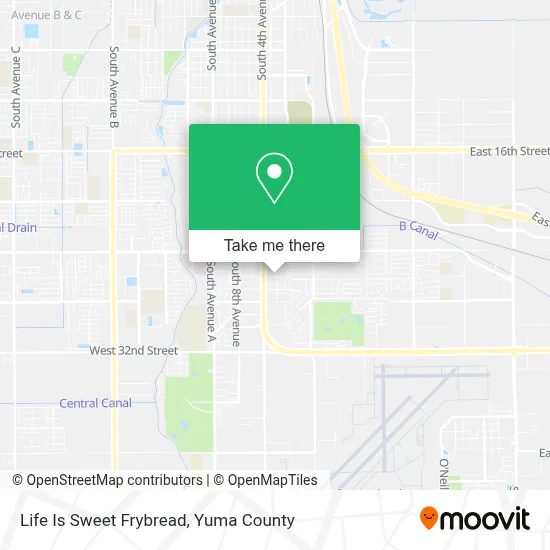 Life Is Sweet Frybread map