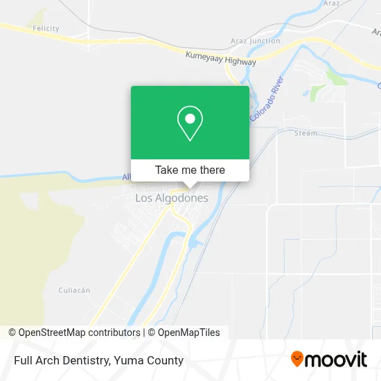 Full Arch Dentistry map