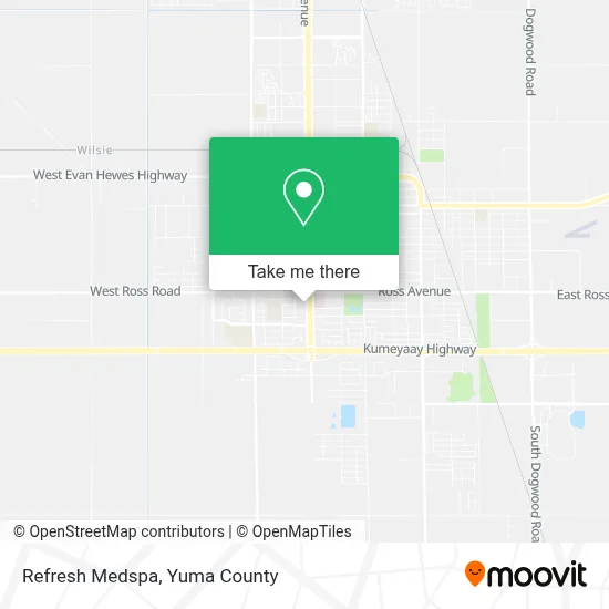 Refresh Medspa map