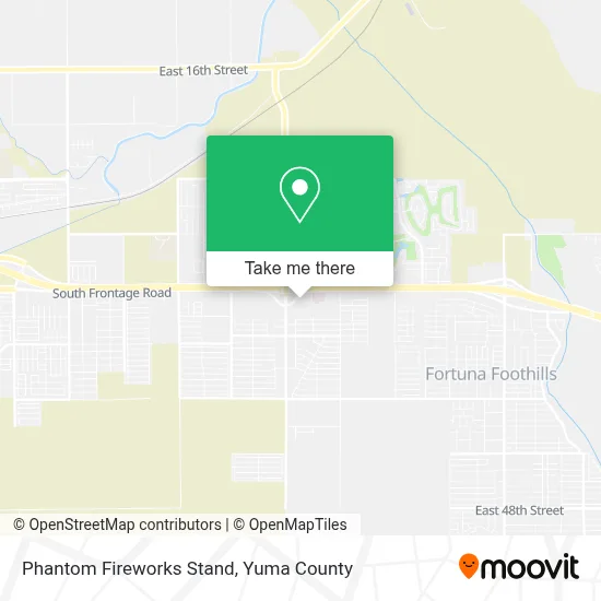 Phantom Fireworks Stand map