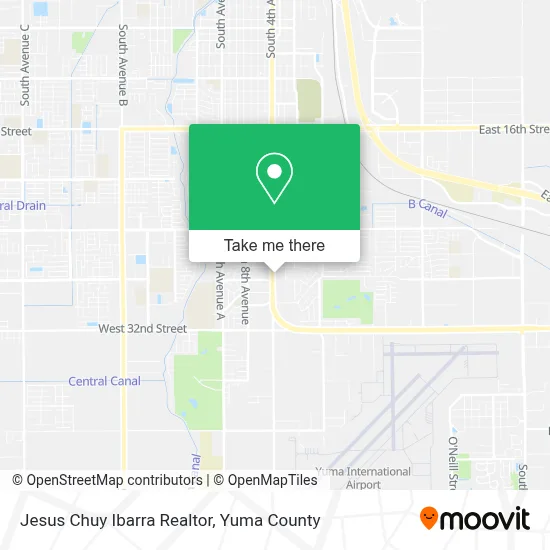 Jesus Chuy Ibarra Realtor map