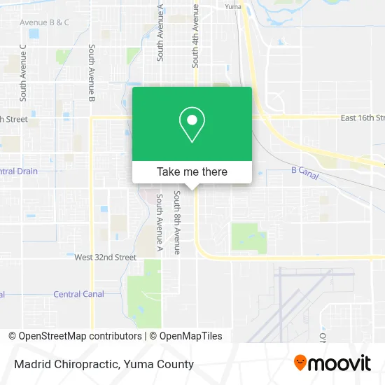 Madrid Chiropractic map