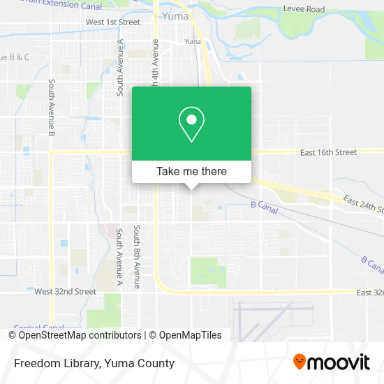 Freedom Library map