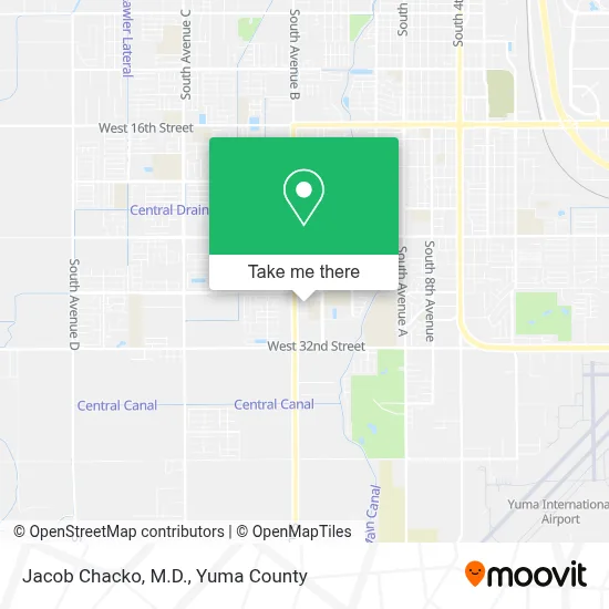 Jacob Chacko, M.D. map