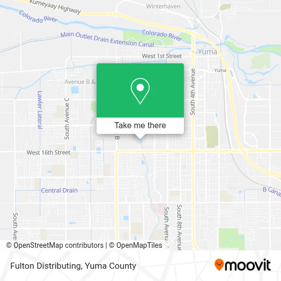 Fulton Distributing map