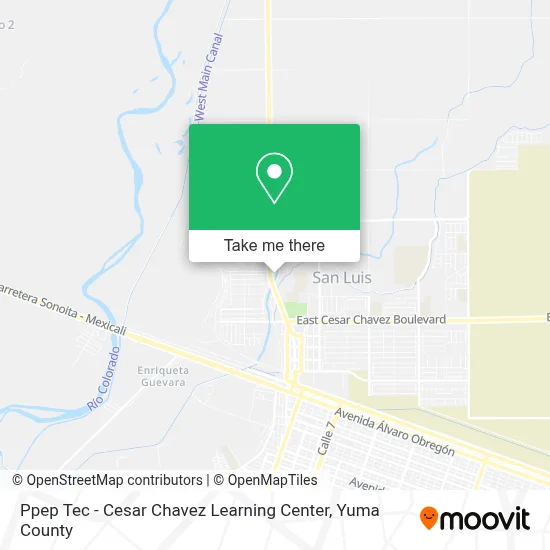Ppep Tec - Cesar Chavez Learning Center map