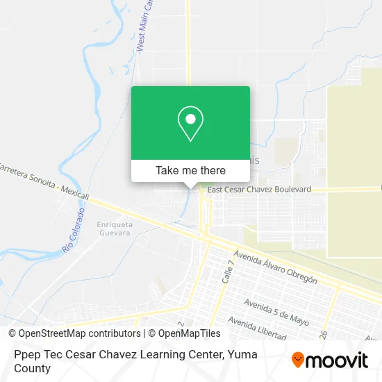 Ppep Tec Cesar Chavez Learning Center map