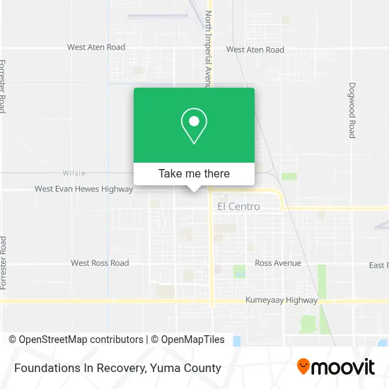 Foundations In Recovery map