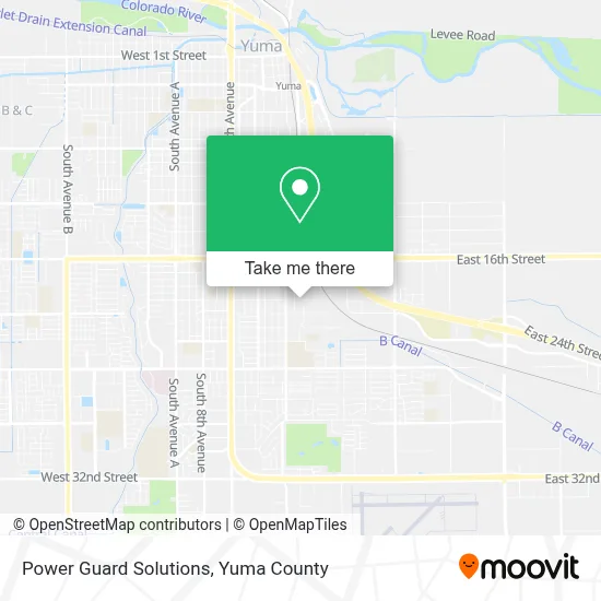Power Guard Solutions map