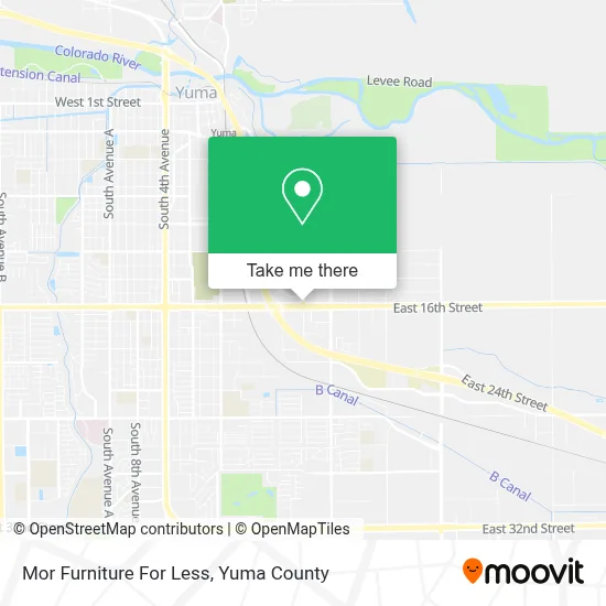 Mor Furniture For Less map