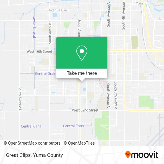 Great Clips map