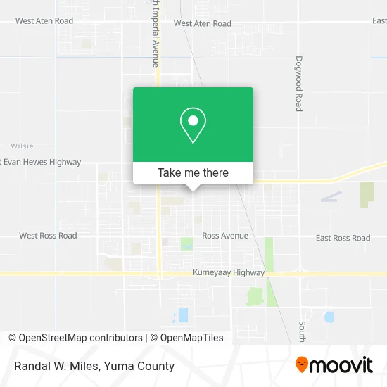 Randal W. Miles map