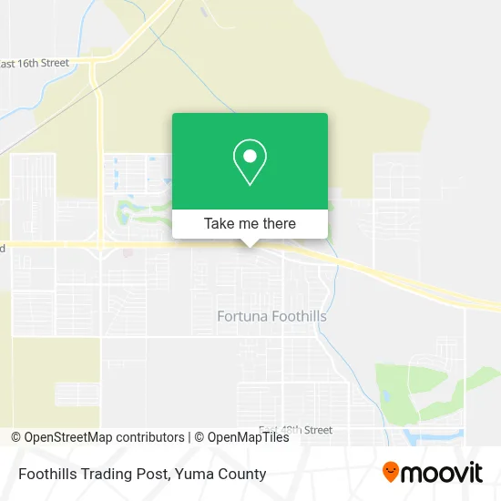 Foothills Trading Post map