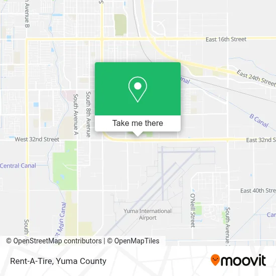 Rent-A-Tire map