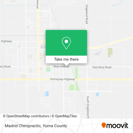 Madrid Chiropractic map