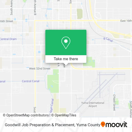 Goodwill Job Preparation & Placement map