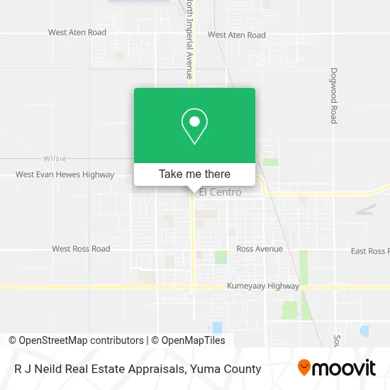 R J Neild Real Estate Appraisals map
